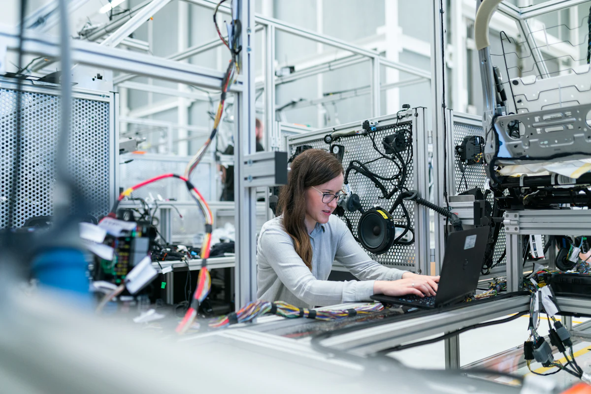 Industrial control panel wiring and automation hardware